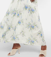 LoveShackFancy Bello shirred cotton maxi dress