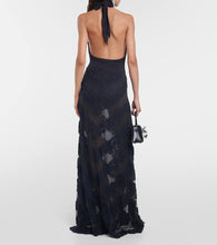 LoveShackFancy Carlotti halter-neck maxi dress