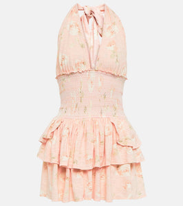 LoveShackFancy Deanna cotton minidress
