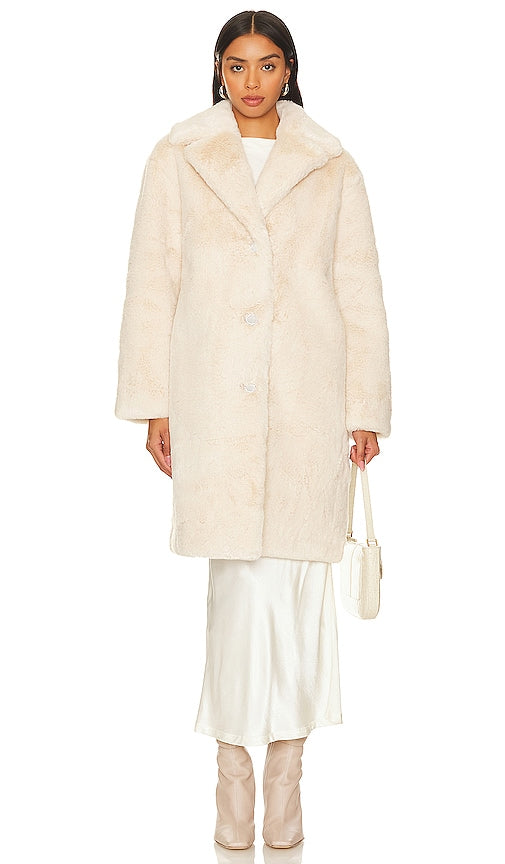LoveShackFancy Kamasi Jacket in Cream