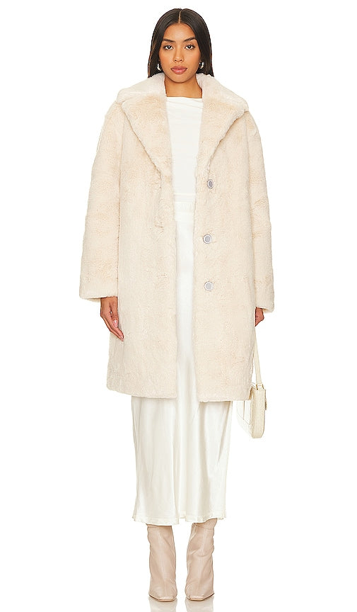 LoveShackFancy Kamasi Jacket in Cream