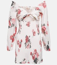 LoveShackFancy Kyndra floral cotton minidress