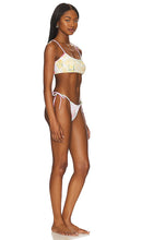 LoveShackFancy Miyo Bikini Set in Yellow,Pink
