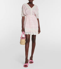 LoveShackFancy Newton cotton mini dress