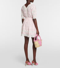 LoveShackFancy Newton cotton mini dress