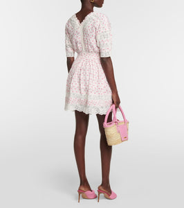 LoveShackFancy Newton cotton mini dress