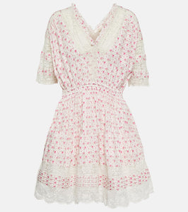 LoveShackFancy Newton cotton mini dress