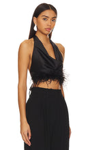 Lovers and Friends Ariane Draped Top in Black