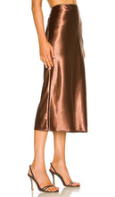 Lovers and Friends Benny Midi Skirt in Metallic Bronze