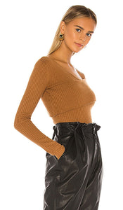 Lovers and Friends Booker Sweater in Tan
