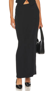 Lovers and Friends Brodie Maxi Skirt in Black - Lovers and Friends - Jupe longue Brodie en noir - Lovers and Friends Brodie 黑色长裙 - Lovers and Friends Brodie Maxirock in Schwarz - Lovers and Friends Brodie 맥시 스커트 - Gonna lunga Brodie Lovers and Friends in nero