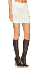 Lovers and Friends Cable Knit Mini Skirt in Ivory