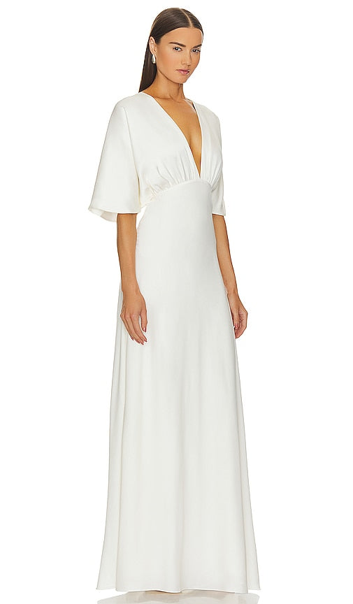 Lovers and Friends Camille Gown in White