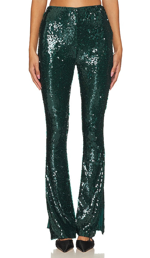 Lovers and Friends Camryn Pant in Green - Pantalon Camryn Lovers and Friends en vert - 恋人和朋友 Camryn 绿色长裤 - Lovers and Friends Camryn Hose in Grün - Lovers and Friends Camryn 팬츠 - Amanti e amici Camryn Pant in verde
