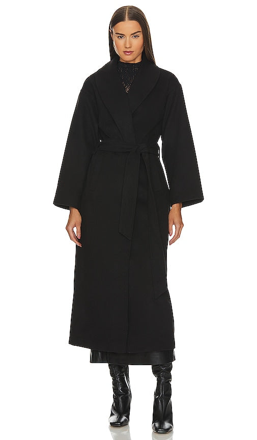 Lovers and Friends Carla Coat in Black