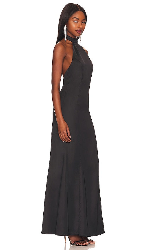 Lovers and Friends Chapman Gown in Black