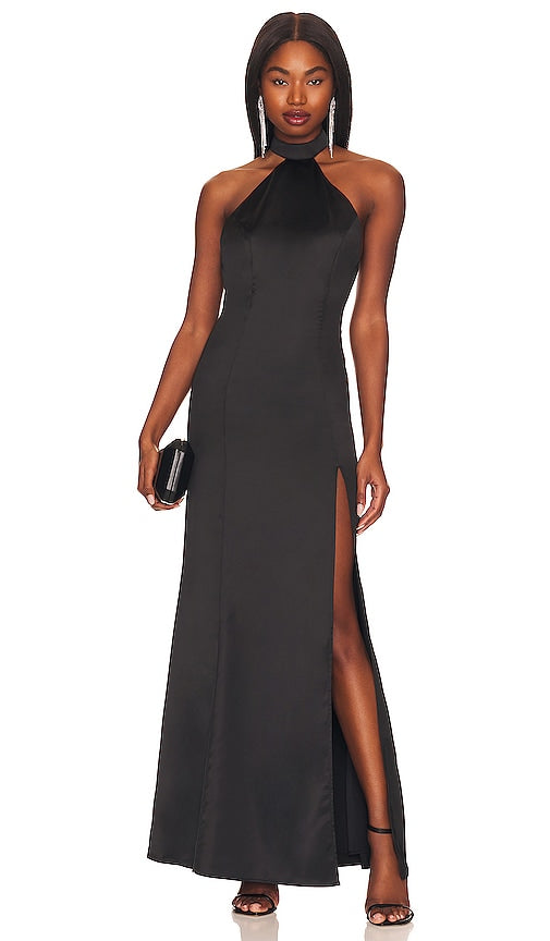 Lovers and Friends Chapman Gown in Black - Robe Chapman Lovers and Friends en noir - 恋人和朋友黑色查普曼礼服 - Lovers and Friends Chapman-Kleid in Schwarz - Lovers and Friends 채프먼 가운 블랙 색상 - Abito Chapman per amanti e amici in nero