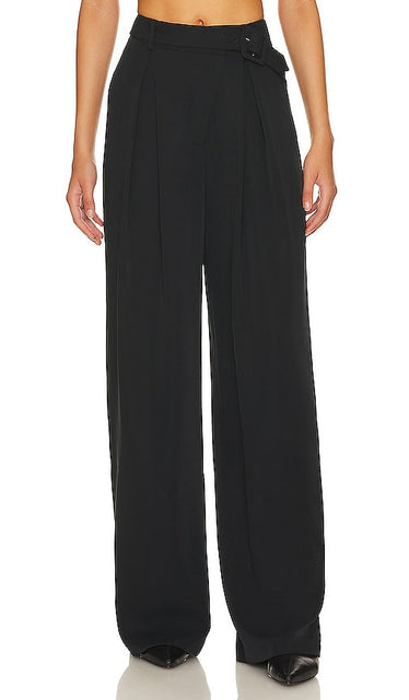 Lovers and Friends Charlotte Pants in Black - Pantalon Charlotte Lovers and Friends en noir - 恋人和朋友夏洛特黑色裤子 - Lovers and Friends Charlotte Hose in Schwarz - Lovers and Friends 샬롯 팬츠 블랙 색상 - Pantaloni Charlotte Lovers and Friends in nero