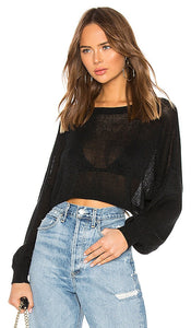 Lovers and Friends Coda Sweater in Black - Pull Coda Lovers and Friends en noir - Lovers and Friends 黑色 Coda 毛衣 - Lovers and Friends Coda Pullover in Schwarz - Lovers and Friends 코다 스웨터블랙 색상 - Maglione Coda Lovers and Friends in nero