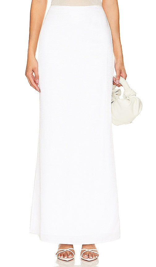 Lovers and Friends Cosima Maxi Skirt in White - Lovers and Friends - Jupe longue Cosima en blanc - Lovers and Friends Cosima 白色长裙 - Lovers and Friends Cosima Maxirock in Weiß - Lovers and Friends Cosima 맥시 스커트 화이트 색상 - Gonna lunga Cosima Lovers and Friends in bianco
