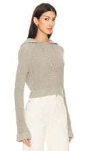 Lovers and Friends Crystal Knit Hoodie in Grey