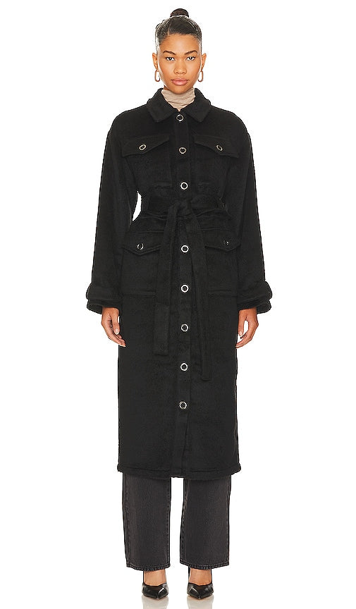 Lovers and Friends Declan Twofer Coat in Black - Lovers and Friends - Manteau Declan Twofer en noir - Lovers and Friends Declan Twofer 黑色大衣 - Lovers and Friends Declan Twofer Mantel in Schwarz - Lovers and Friends Declan Twofer 코트블랙 색상 - Cappotto Declan Twofer di Lovers and Friends in nero