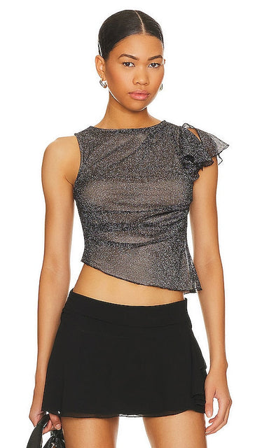 Lovers and Friends Deidra Top in Black - Lovers and Friends - Haut Deidra en noir - 恋人和朋友 Deidra 黑色上衣 - Lovers and Friends Deidra Top in Schwarz - Lovers and Friends DEIDRA 탑 - Top Deidra per amanti e amici in nero