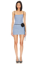 Lovers and Friends Domino Mini Dress in Blue - Lovers and Friends - Robe courte Domino en bleu - Lovers and Friends 蓝色多米诺迷你连衣裙 - Lovers and Friends Domino Minikleid in Blau - Lovers and Friends 도미노 미니 드레스 블루 색상 - Mini abito Domino per amanti e amici in blu