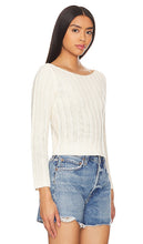 Lovers and Friends Dropped Needle Long Sleeve in Ivory
