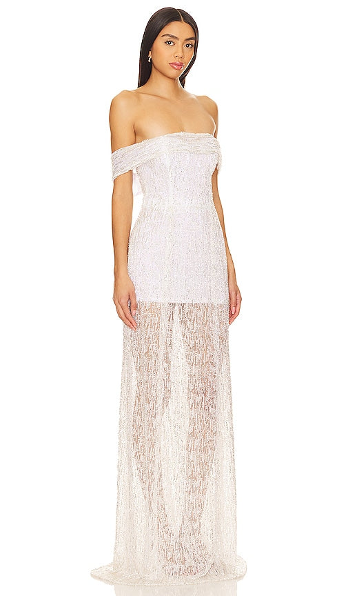 Lovers and Friends Eleonora Gown in Ivory
