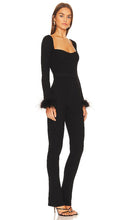 Lovers and Friends Evana Feather Jumpsuit in Black