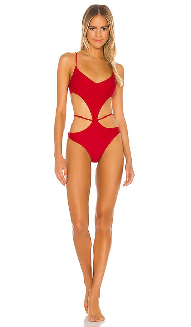 Lovers and Friends Fortune One Piece in Red - Lovers and Friends Fortune One Piece en rouge - 恋人和朋友财富一件红色 - Lovers and Friends Fortune Einteiler in Rot - Lovers and Friends 포춘 원피스 레드 - Amanti e amici Fortune One Piece in rosso