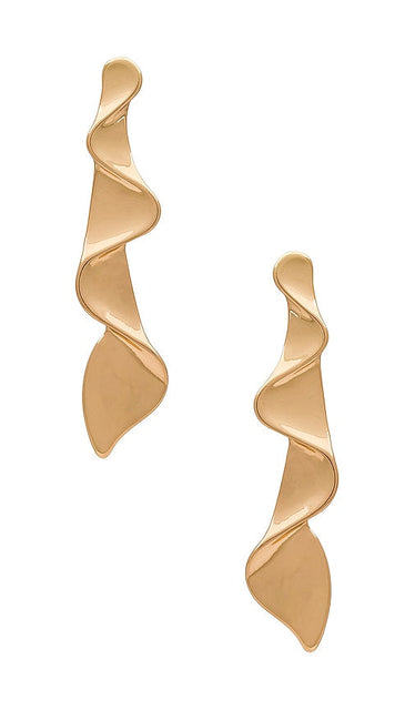 Lovers and Friends Gisele Earring in Metallic Gold