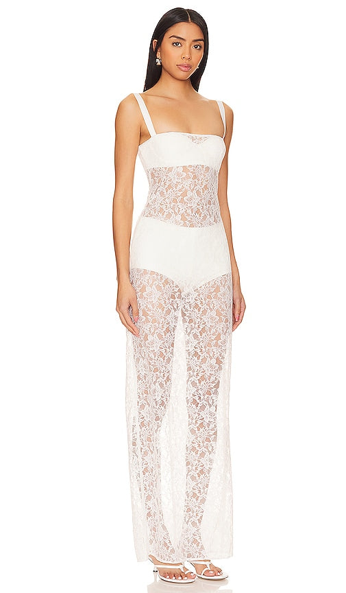 Lovers and Friends Gracia Gown in White