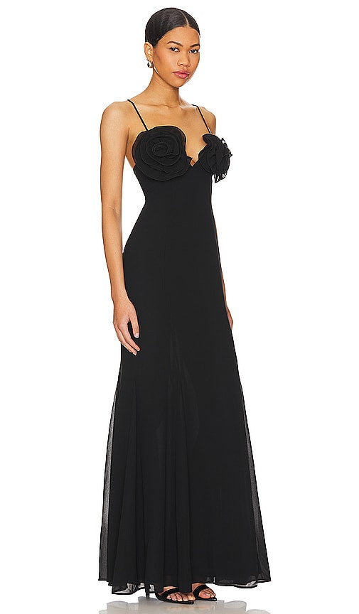 Lovers and Friends Jemma Gown in Black