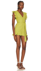 Lovers and Friends Jill Romper in Green