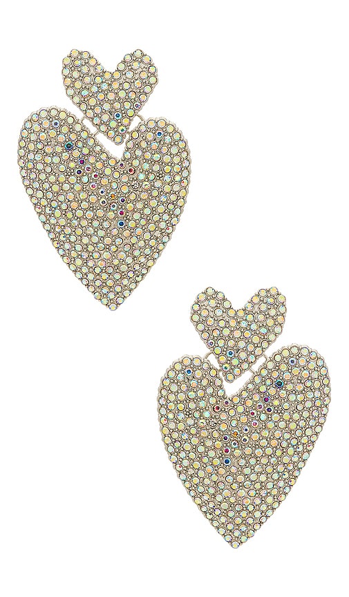 Lovers and Friends Jolene Earring in Metallic Silver