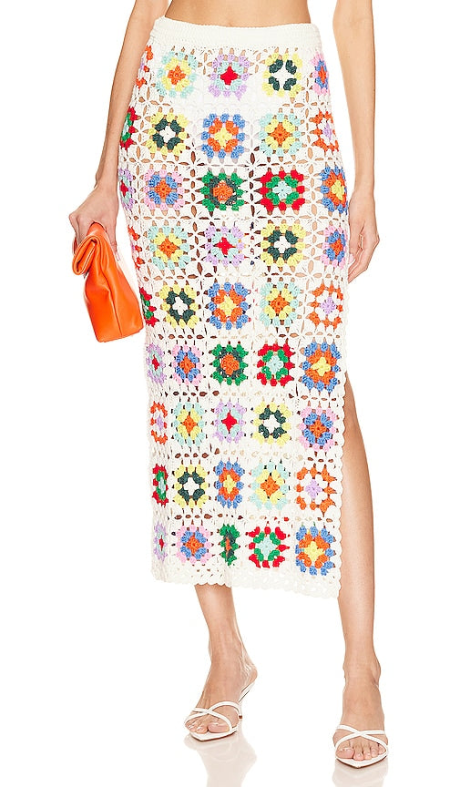 Lovers and Friends Kennedi Maxi Skirt in White - Lovers and Friends - Jupe longue Kennedi en blanc - Lovers and Friends Kennedi 白色长裙 - Lovers and Friends Kennedi Maxirock in Weiß - Lovers and Friends Kennedi 맥시 스커트 - Gonna lunga Kennedi Lovers and Friends in bianco