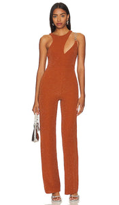 Lovers and Friends Kiki Jumpsuit in Burnt Orange - Combinaison Kiki Lovers and Friends en orange brûlé - Lovers and Friends Kiki 焦橙色连身裤 - Lovers and Friends Kiki-Overall in gebranntem Orange - Lovers and Friends Kiki 점프수트 - Tuta Kiki Lovers and Friends in arancione bruciato