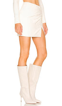 Lovers and Friends Kyro Leather Mini Skirt in White