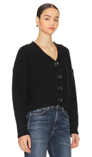 Lovers and Friends Lili Button Front Cardigan in Black