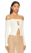 Lovers and Friends Liora Rosette Sweater in White