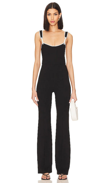 Lovers and Friends Lourdes Jumpsuit in Black - Combinaison Lourdes Lovers and Friends en noir - 恋人和朋友 Lourdes 黑色连身裤 - Lovers and Friends Lourdes-Overall in Schwarz - Lovers and Friends 루르드 점프수트 - Tuta Lourdes Lovers and Friends in nero