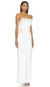 Lovers and Friends Moira Jumpsuit in White