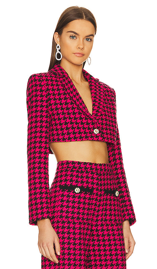 Lovers and Friends Nadja Cropped Jacket in Pink