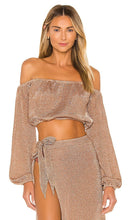 Lovers and Friends Nayelli Top in Metallic Gold - Lovers and Friends - Haut Nayelli en or métallisé - Lovers and Friends Nayelli 金属金色上衣 - Lovers and Friends Nayelli Top in Metallic-Gold - Lovers and Friends Nayelli 탑 in 메탈릭 골드 - Top Lovers and Friends Nayelli in oro metallizzato