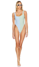 Lovers and Friends Pool Party One Piece in Baby Blue,Sage - Lovers and Friends Pool Party une pièce en bleu bébé, sauge - 恋人和朋友泳池派对一件 淡蓝色、鼠尾草色 - Lovers and Friends Pool-Party-Einteiler in Babyblau, Salbei - Lovers and Friends 풀 파티 원피스 in Baby Blue,Sage - Costume intero per festa in piscina per amanti e amici in colore celeste, salvia