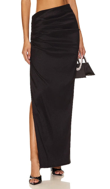 Lovers and Friends Ricky Maxi Skirt in Black - Lovers and Friends - Jupe longue Ricky en noir - Lovers and Friends Ricky 黑色长裙 - Lovers and Friends Ricky Maxirock in Schwarz - Lovers and Friends Ricky 맥시 스커트 - Gonna lunga Ricky di Lovers and Friends in nero