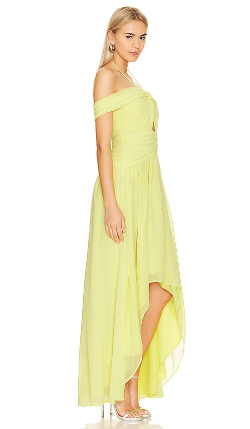 Lovers and Friends Rory Gown in Yellow
