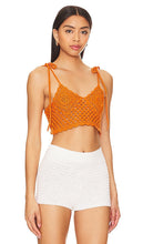 Lovers and Friends Solana Crochet Top in Orange